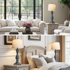 Cinkeda 29" Tall Farmhouse Table Lamp - Image 5