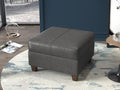 EASE MOOSE Faux Leather Square Ottoman Module by EASEMOOSE