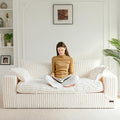 MAXYOYO 76" Bean Bag Sofa Couch, Loveseat Boneless Couch in a Box, Upholstered by MAXYOYO
