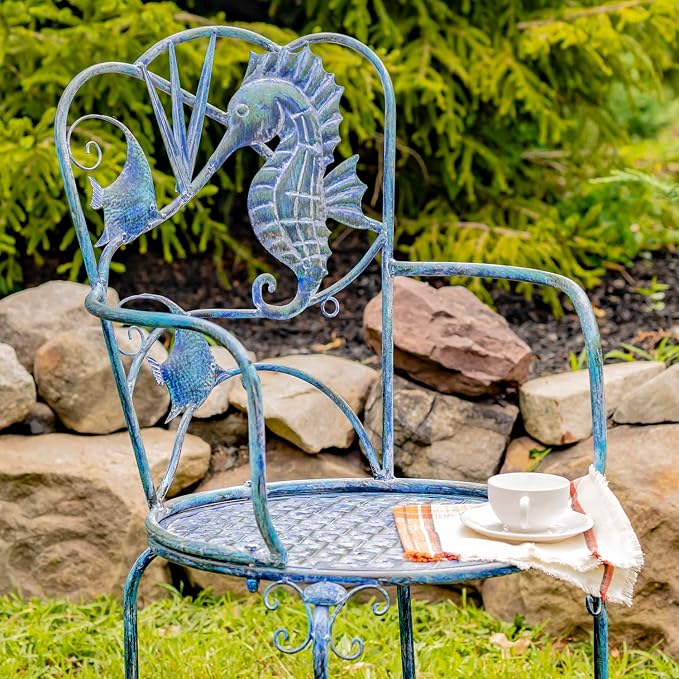 Lesera Ltd. Coastal Blue Metal Furniture Collection - Image 2