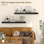 24 Inch Floating Shelves, 12 Inch Deep Floating Shelves - Image 5