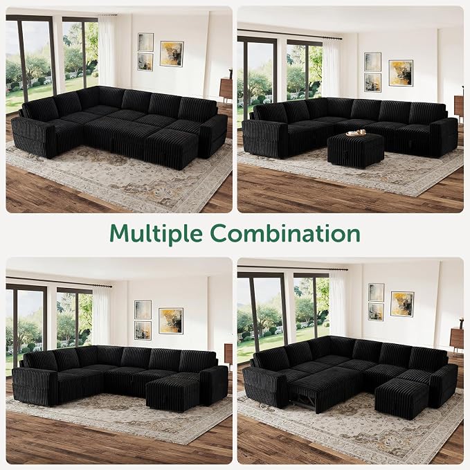 HONBAY Modular Sectional Sleeper Sofa - Image 6
