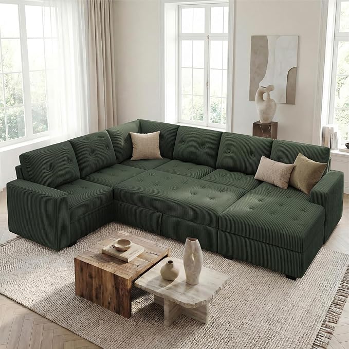 HONBAY Sectional Sleeper Sofa Bed by HONBAY