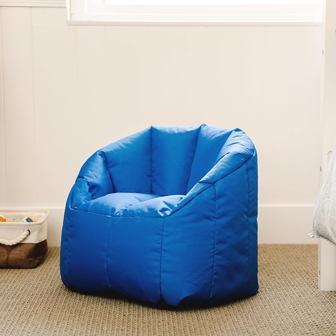 Big Joe Milano Beanbag Chair Kid's Sapphire Smartmax - Image 6