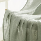 MIULEE Sage Linen Curtains 52x72 Inch Long - Image 6