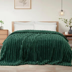 Exclusivo Mezcla Striped Queen Size Fleece Blanket by ExclusivoMezcla