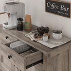HOSTACK Farmhouse Console Table - Image 4