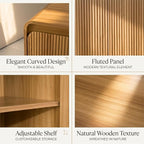 FURSUN Modern Fluted Sideboard - Image 5