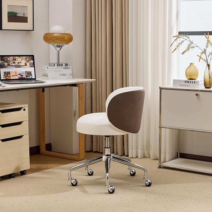 VINGLI Cute Small Swivel Desk Chair Comfy - Image 4