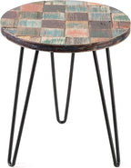 Greenage Reclaimed Wood End Table Bedroom by Organicwooddesignsexudingvitality