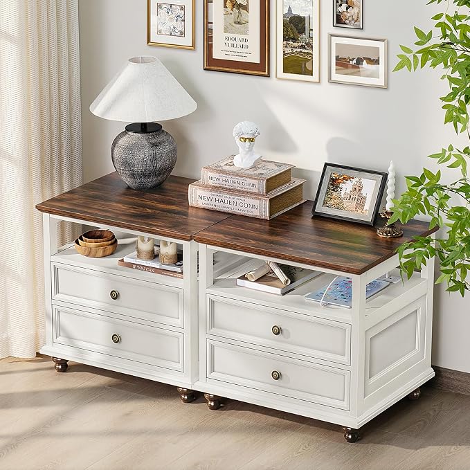 Joaxswe Farmhouse Nightstand Set of 2 - Image 8
