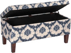 HomePop Large Decorative Storage Bench - Image 4