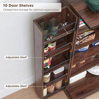ACCOHOHO 47" Kitchen Pantry, Farmhouse Storage Cabinet - Image 5