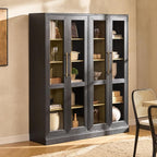 mopio Blake Tall Display Cabinet, Kitchen Buffet Pantry Cupboard, Trophy - Image 8