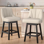 YaFiti Swivel Bar Stool 1 Pcs, 26 Inch Counter Height Bar Stools - Image 2