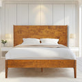 Acacia Haven Queen Bed Frame and Headboard, Platform Bed Frame Scandinavian by AACACIAFURNITURE