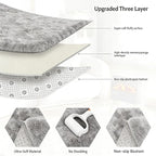 9x12 Area Rug Fluffy Shaggy Ultra Soft Faux Fur Non-Slip Machine Washable Carpet - Image 5
