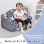 Airpanda Comfy Toddler Couch and Chair - Image 3