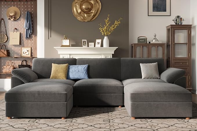 EASE MOOSE Oversized Modular Sectional Sofa, Extra Large L Shape Sectional - Image 4