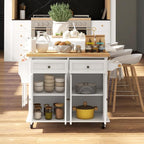 HOMCOM Kitchen Island Cart - Image 8