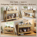Luoxiao Natural Entryway Table - Image 8