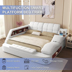 King Size Smart Multifunctional Bed Frame, Platform Bed - Image 3