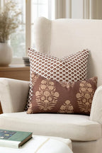 Crumbs Home Modern Farmhouse California Casual Indoor Outdoor Lumbar Pillow - Image 2