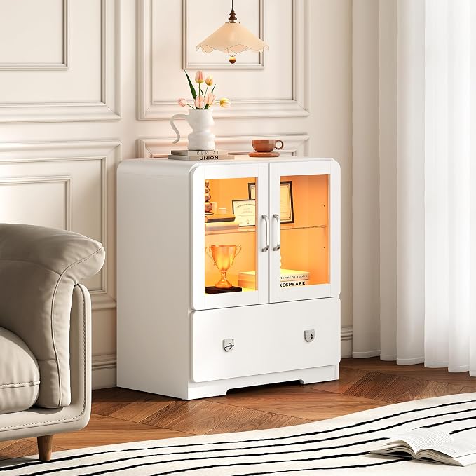 RoyalCraft White Display Cabinet - Image 8