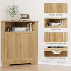 Smuxee Bathroom Corner Cabinet, Floor Corner Storage Cabinet - Image 5
