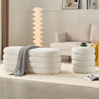 Busaurus Storage Ottoman Bench 49.2 Inch Upholstered Fabric Storage Bench - Image 7