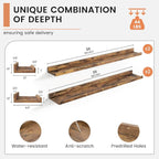 FLYJOE Floating Picture Ledge Shelves - Image 3