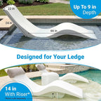 Aqua Outdoors Pool Chaise Lounge Chairs - Image 3