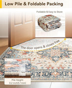 RELEANY Washable Area Rug, Runner 3'x10', Water Repellent, Pet Friendly - Image 8