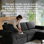 Novilla 108" Modular Sectional Sofa, Modular Sectional Couches - Image 20