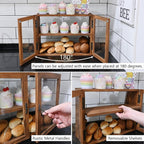 MOOCA Wood and Glass Display Case - Image 5