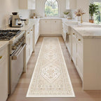 2x8 Runner Rug Non Slip, Washable Hallway Runner Rug, Nursery Room, Soft Runner by Zesthome