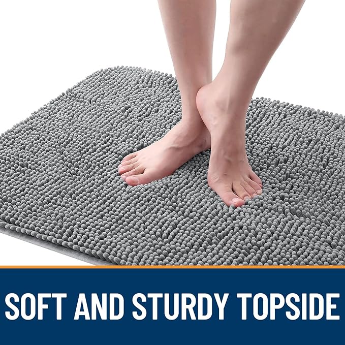 OLANLY Dog Door Mat for Muddy Paws 40x32, Super Absorbent Chenille Mud Mat | - Image 4