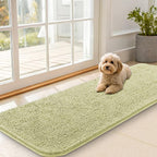 OLANLY Dog Door Mat for Muddy Paws 59x20, Super Absorbent Chenille Mud Mat | by OLANLY