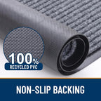OLANLY Front Door Mat 59x23, Waterproof Heavy-Duty Indoor Outdoor Doormat | - Image 3