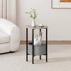 Vagusicc Round Side Table End Table - Image 4