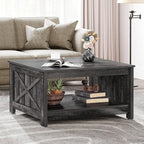 YITAHOME Coffee Tables Farmhouse Coffee Table - Image 4