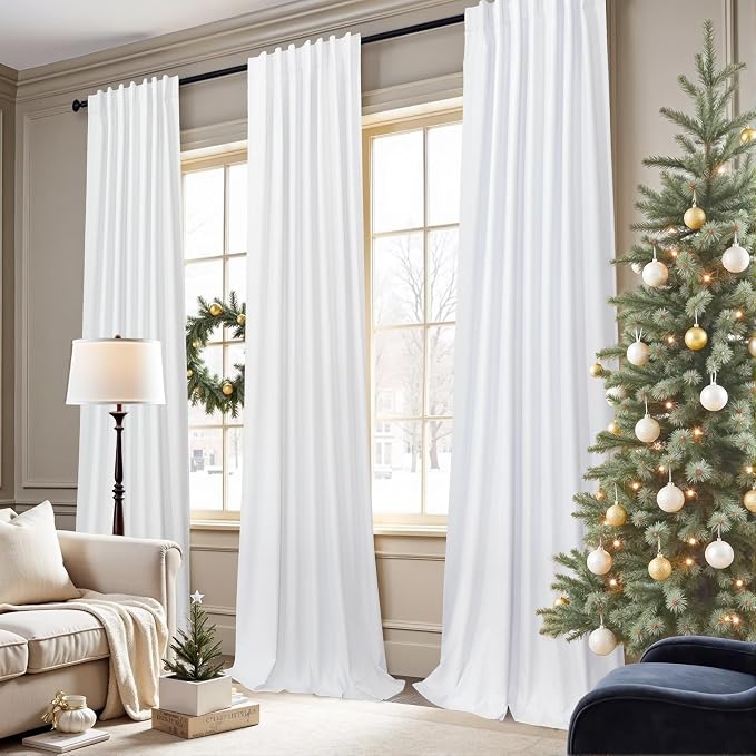 Room Divider Curtains 12ft Extra Long Blackout Curtains - Image 7
