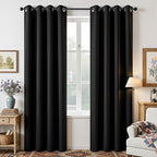 Joydeco Blackout Curtains 108 Inch Long 2 Panels, Long Black Out Curtains by JOYDECO