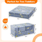 MeMoreCool Modular Kids Couch, Glow Play Toddler Couch - Image 3