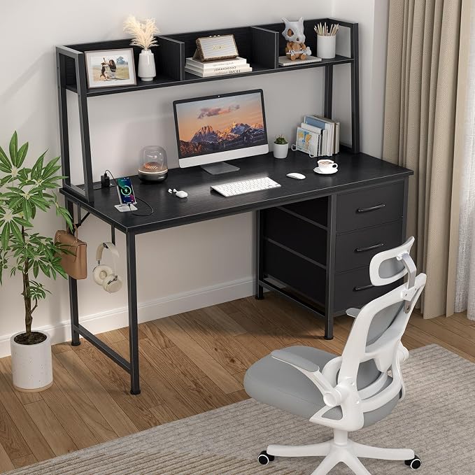 DLisiting Black Computer Desk - Image 2