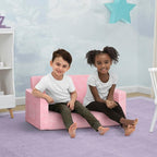 Delta Children - Serta Perfect Sleeper Kids 2-Seater Sofa, Convertible 2-in-1 - Image 2
