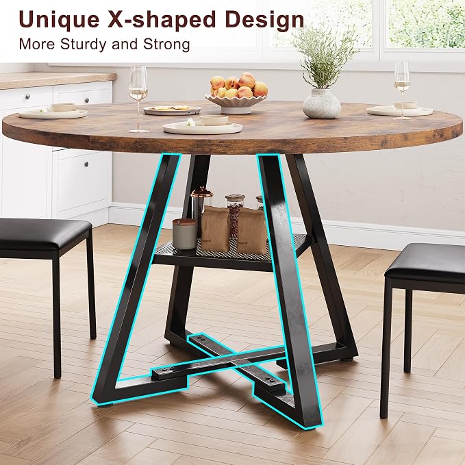 Jocoevol 51'' Round Dining Table - Image 7