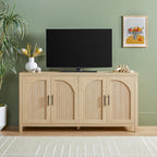 Walker Edison Sasha 4-Door Reeded Sideboard Buffet - Image 7
