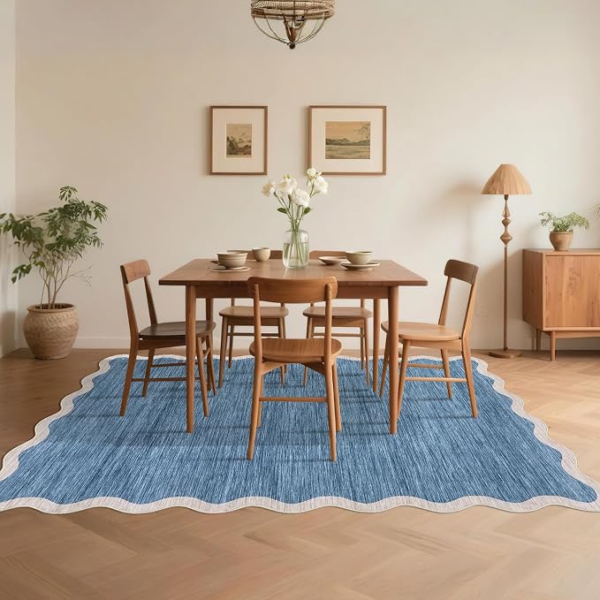 GarveeHome Scalloped Large 10x13 Area Rug - Image 9