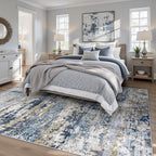 pmtsns Area Rugs 5x7 for Living Room: Washable Rug Modern Abstract Neutral Soft - Image 2